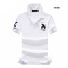 Good quality 2018 New Summer brand Mens short sleeve polos shirts casual mens cotton lapel polos shirts fashion mens slim tops