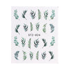 1 Sheet Black White Leaf Nail Art Sticker Slider Flower Water Decals Decor Watermark Tattoo Manicure Accessories LASTZ808-815