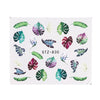 1 Sheet Black White Leaf Nail Art Sticker Slider Flower Water Decals Decor Watermark Tattoo Manicure Accessories LASTZ808-815