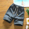 2019 Summer Cotton linen Shorts Loose Men's Casual Shorts Drawstring Waist slim Fit beach Shorts Men Plus Size 4XL 5XL