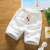 2019 Summer Cotton linen Shorts Loose Men's Casual Shorts Drawstring Waist slim Fit beach Shorts Men Plus Size 4XL 5XL