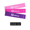 Olefitness Resistance Loop Bands Pink Set of 3 with Carrying Bag Elastic Bands Women Exercise Equipment for Home and Gym Workout