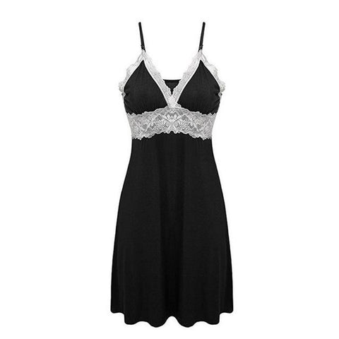 Night Dress Women Ladies Sexy Lace Sling Sleepwear Lingerie Nightwear Underwear Babydoll Sleepwear New Vintage Night Dress