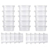 12/25 Pcs Cotton Medicine Slime Storage Containers Foam Ball Storage Cups Containers With Lids Caixa Organizadora Storage Boxes