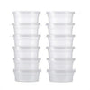 12/25 Pcs Cotton Medicine Slime Storage Containers Foam Ball Storage Cups Containers With Lids Caixa Organizadora Storage Boxes