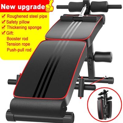 Universal Sit Up Abdominal Benches Board abdominal Exerciser Equipments Training Muscles Fold Dumbbell Fitness Machines Home