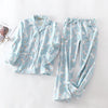 2019 New Pajamas Women Kawaii Cartoon Pajamas 100% Brushed Cotton Female Cute Night Suit Long Sleeve Sleepwear Big yard S-L