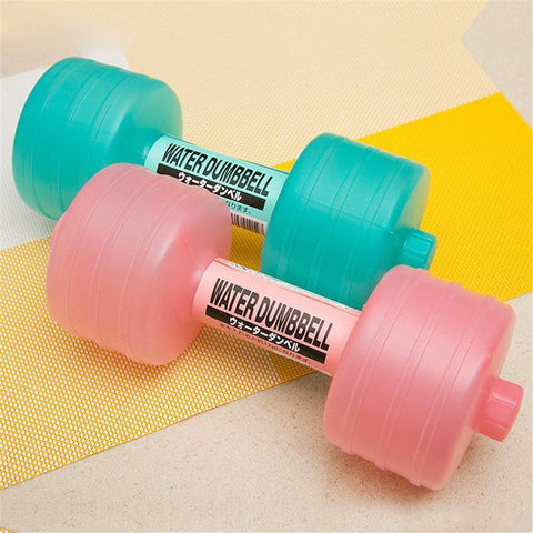 1pcs New Injection Water Dumbbells For Fitness Aquatic Barbell Gym Weight Loss Exercise Equipment Women Comprehensive