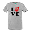 Love Kettlebell Men's T-Shirt Summer Style T Shirt Loose Casual Short Sleeve Shirt Tee Summer The New Fashion For Short Sleeve