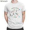 Kettlebell Magic Unicorn Outline T Shirt Top Quality Designs New Summer Mens Streetwear Shirt Men Fashions Standard Top Tee