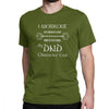 Dungeons And Dragons Gym Workout Dnd D20 Dice Weight Lifting T Shirt for Men Tops Tees 100% Cotton Crew Neck Funny T-Shirt Tops