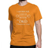 Dungeons And Dragons Gym Workout Dnd D20 Dice Weight Lifting T Shirt for Men Tops Tees 100% Cotton Crew Neck Funny T-Shirt Tops