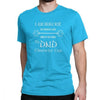 Dungeons And Dragons Gym Workout Dnd D20 Dice Weight Lifting T Shirt for Men Tops Tees 100% Cotton Crew Neck Funny T-Shirt Tops