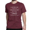 Dungeons And Dragons Gym Workout Dnd D20 Dice Weight Lifting T Shirt for Men Tops Tees 100% Cotton Crew Neck Funny T-Shirt Tops