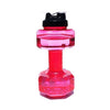 NEW 2.5L Dumbbells Shaped Water Bottle Plastic Large Capacity Gym Macho Sports Equipments Outdoor indoor Fitness Kettle