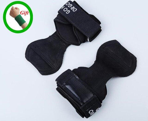 Weightlifting Leather Gloves Bodybuilding Gym Fitness Gloves Dumbbell Barbell Kettlebells Hand Pad Workout Training Gloves
