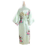 BZEL Silk Bridesmaid Bride Robe Sexy Women Long Satin Wedding Kimono Robes Sleepwear Nightgown Dress Woman Bathrobe Floral Robe