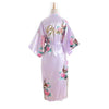 BZEL Silk Bridesmaid Bride Robe Sexy Women Long Satin Wedding Kimono Robes Sleepwear Nightgown Dress Woman Bathrobe Floral Robe