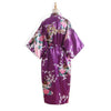 BZEL Silk Bridesmaid Bride Robe Sexy Women Long Satin Wedding Kimono Robes Sleepwear Nightgown Dress Woman Bathrobe Floral Robe