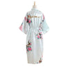 BZEL Silk Bridesmaid Bride Robe Sexy Women Long Satin Wedding Kimono Robes Sleepwear Nightgown Dress Woman Bathrobe Floral Robe