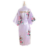BZEL Silk Bridesmaid Bride Robe Sexy Women Long Satin Wedding Kimono Robes Sleepwear Nightgown Dress Woman Bathrobe Floral Robe