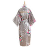 BZEL Silk Bridesmaid Bride Robe Sexy Women Long Satin Wedding Kimono Robes Sleepwear Nightgown Dress Woman Bathrobe Floral Robe