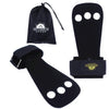 Leather Palm 3 Holes Gymnastics Hand Grips Gym Gloves for Pull up Weight Lifting Kettlebells and Crossfit Training Equipment