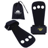 Leather Palm 3 Holes Gymnastics Hand Grips Gym Gloves for Pull up Weight Lifting Kettlebells and Crossfit Training Equipment