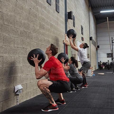 35cm Crossfit Medicine Ball Unfilling Snatch Wall Balls Heavy Duty Exercise Kettlebell Lifting Fitness MB Muscle Building