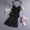 Pajamas Sets Silk Women Nightgowns Sexy Ladies Satin Nightwear Women Robe Nighties Sleepwear shorts combinaison pyjama femme