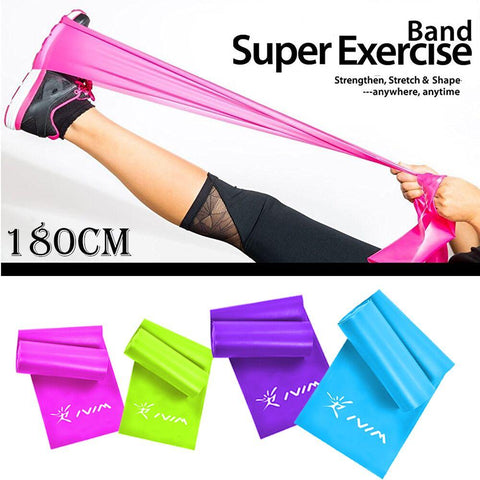 1.8m/1.5m/ fitness Rubber Resistance Bands silicone elastic muscle Stretch equipment Yoga Pilates Expander Crossfit bands