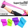 1.8m/1.5m/ fitness Rubber Resistance Bands silicone elastic muscle Stretch equipment Yoga Pilates Expander Crossfit bands