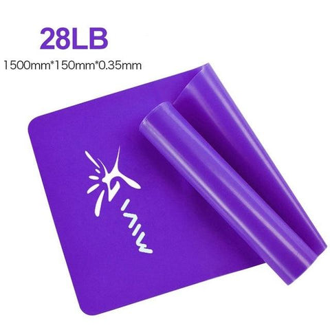 1.8m/1.5m/ fitness Rubber Resistance Bands silicone elastic muscle Stretch equipment Yoga Pilates Expander Crossfit bands