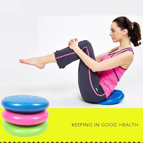 34cm 9 colors Yoga Ball Physical Fitness Appliance Exercise Balance Ball Point Massage Stepping Stones Balance Pilates Ball