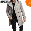 ZOGAA Mens Trench Coat Jacket Spring Autumn Mens Overcoats Casual Sobretudo MasculinoTrench Coat for Men Clothing Abrigo Hombre