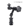 Dolly+11 Inch Magic Arm Tabletop Mobile Rolling Video Rail Skater for SLR DSLR Camera Slider Track Dolly Car With Magic Arm