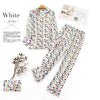 Korea Cute cartoon 100% cotton pyjamas women pajamas sets autumn 100% Brushed cotton winter warm women sleepwear pijamas mujer