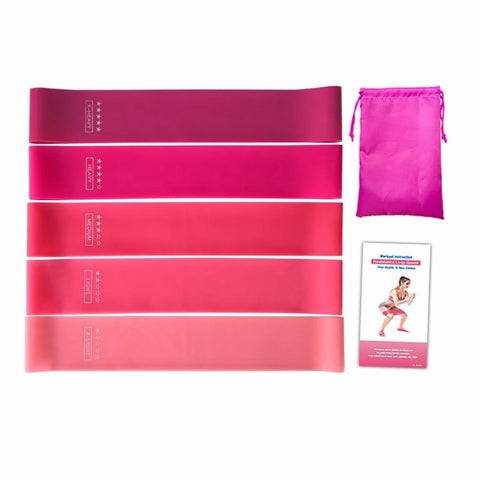5PCS/Set resistance bands set Latex workout Band Gym Strength Training pull up resistance gum fitness exercis equipment mobility