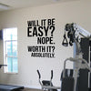 Absolutely.motivation office Quotes poster, Gym fitness Kettlebell Crossfit Boxing decor letters Wall Sticker decor,drop ship