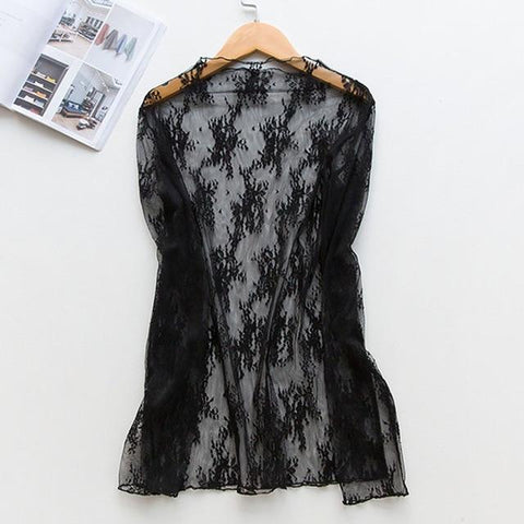 2019 New Women Sexy  Round Neck Lace Lingerie Sleepwear Dress Underwear Babydoll Nightgown Black White nightdress chemise de nui