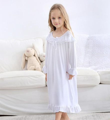 2019 new model princess sleepwear for girls nightgown for children girls sleepwear