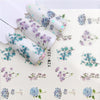 WUF  1 PC Floral Slider Water Stickers Decal For Nail Art Transfer Tattoo  Gel Manicure Adhesive Decor Tip
