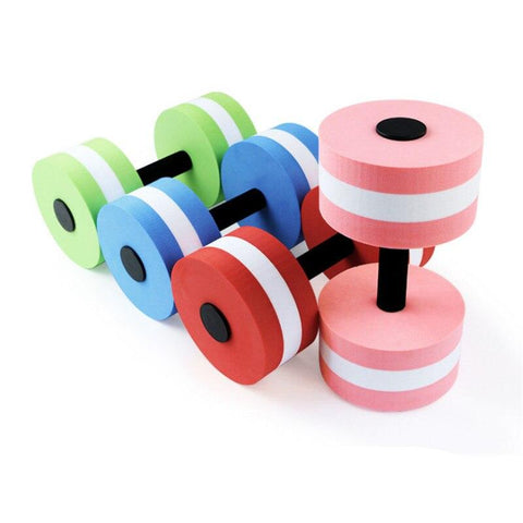 1pcs Water Aerobics Dumbbell Aquatic EVA Barbell Aqua Fitness Pool Exercise Accessory