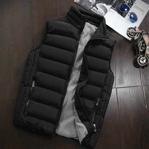 ZOGAA Winter Men Coat Vests Jacket Korean Fashion Man Clothing Slim Fit Zipper Winter Down Jacket Spring Warm Casual Windbreaker