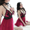 Sleepwear Sexy Backless Luxury Nightgowns Lace Hot Sleep Dress Silk Nightgowns Bayan Gecelik Women Vintage Silk Dress Embroidery