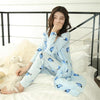 JULY'S SONG Woman Pajamas Set Sling Cotton Pajamas 3 Peices Sleepwear For Women Long Sleeves Breathable Sexy Robe Homewear