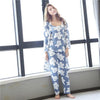 JULY'S SONG Woman Pajamas Set Sling Cotton Pajamas 3 Peices Sleepwear For Women Long Sleeves Breathable Sexy Robe Homewear