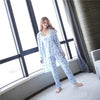 JULY'S SONG Woman Pajamas Set Sling Cotton Pajamas 3 Peices Sleepwear For Women Long Sleeves Breathable Sexy Robe Homewear