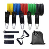 Resistance Bands Set Workout Muscle Exercise Tube Bands with Door Anchor Handles Ankle Straps Leg Fitness Gym Boxing Training