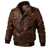 Autumn winter Motorcycle Leather Jacket men 5XL 6XL Men's PU Leather bomber Jackets Jaqueta De Couro Masculina Mens Leather Coat